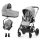 CYBEX Gold Balios S Lux SLV B 3in1 sport babakocsi Cot S Lux mózeskosár és Aton S2 hordozó - Lava Grey 