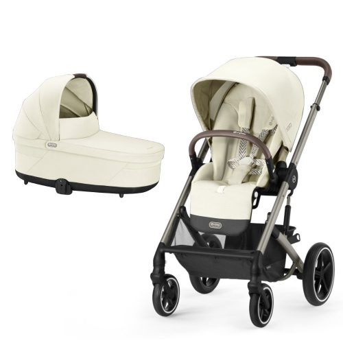 CYBEX Gold Balios S Lux TPE B 2in1 sport babakocsi Cot S Lux mózeskosárral - Seashell Beige