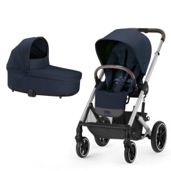   CYBEX Gold Balios S Lux SLV B 2in1 sport babakocsi Cot S Lux mózeskosárral - Ocean Blue