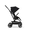 CYBEX Gold Eezy S Twist+2 BLK sport babakocsi - Leather - Moon Black