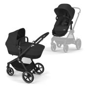 CYBEX Gold Eos Lux BLK 2in1 sport babakocsi - Moon Black