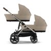 CYBEX Gold Gazelle S Cot mózeskosár - Almond Beige