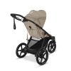 CYBEX Gold Avi Spin BLK futó-, multifunkciós- és sport babakocsi - Almond Beige