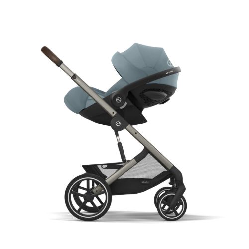 CYBEX Gold Balios S Lux 2025 TPE B 3in1 szett babakocsi + babahordozó + mózeskosár - Stormy Blue