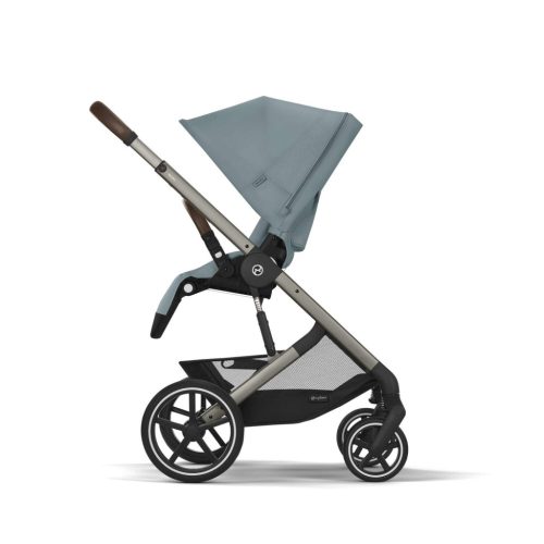 CYBEX Gold Balios S Lux 2025 TPE B 3in1 szett babakocsi + babahordozó + mózeskosár - Stormy Blue