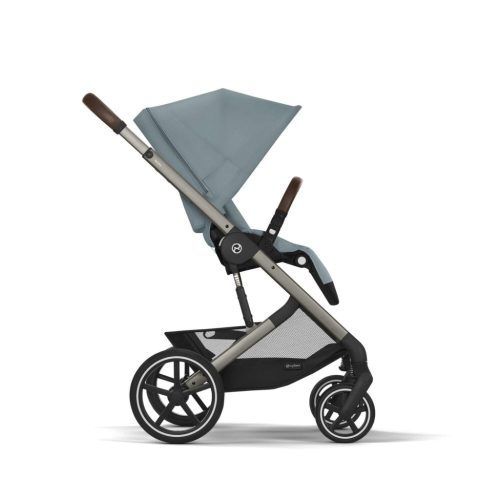 CYBEX Gold Balios S Lux 2025 TPE B 3in1 szett babakocsi + babahordozó + mózeskosár - Stormy Blue