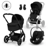 CYBEX Gold Balios S Lux 2026 with Fold Cot BLK 3in1 babakocsi - Moon Black