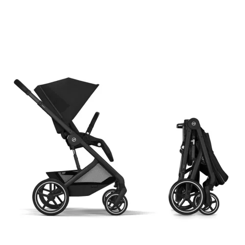 CYBEX Gold Balios S Lux 2026 with Fold Cot BLK 2in1 babakocsi - Moon Black