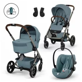   CYBEX Gold Balios S Lux 2026 with Fold Cot TPE 3in1 babakocsi - Stormy Blue