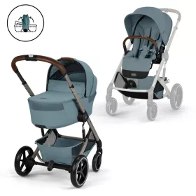   CYBEX Gold Balios S Lux 2026 with Fold Cot TPE 2in1 babakocsi - Stormy Blue