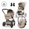 CYBEX Gold Balios S Lux 2026 with Fold Cot TPE 3in1 babakocsi - Almond Beige