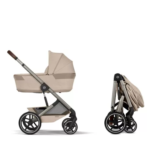 CYBEX Gold Balios S Lux 2026 with Fold Cot TPE 2in1 babakocsi - Almond Beige
