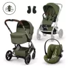 CYBEX Gold Balios S Lux 2026 with Fold Cot TPE 3in1 babakocsi - Moss Green