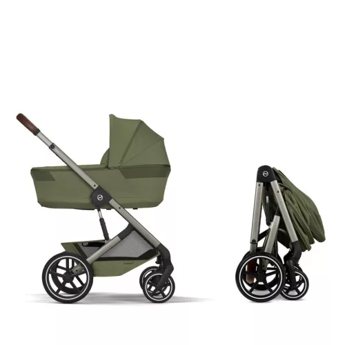 CYBEX Gold Balios S Lux 2026 with Fold Cot TPE 2in1 babakocsi - Moss Green
