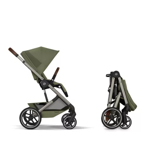 CYBEX Gold Balios S Lux 2026 with Fold Cot TPE 2in1 babakocsi - Moss Green