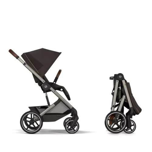 CYBEX Gold Balios S Lux 2026 with Fold Cot TPE 3in1 babakocsi - Chocolate Brown