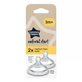   Tommee Tippee Natural Start közepes folyású cumisüveg cumi 2db