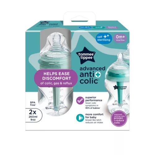 Tommee Tippee Advanced Anti-Colic Cumisüveg 2x260 ml