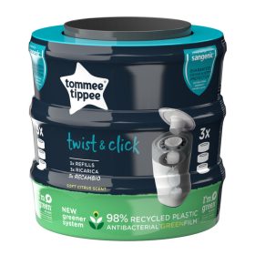   Tommee Tippee Twist & Click és Sangenic pelenkatároló utántöltő Citrus 3 db