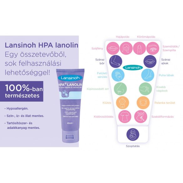 Lansinoh HPA Lanolin bimbóvédő krém 10ml
