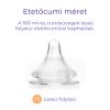 Lansinoh Cumisüveg lassú folyású etetőcumival + fedéllel 160 ml