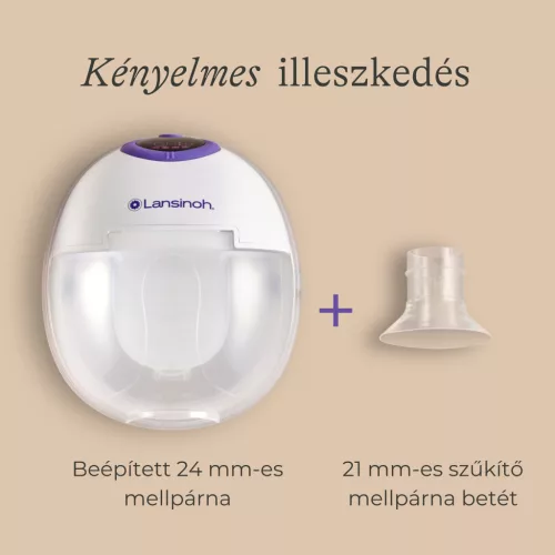 Lansinoh Double hordható mellszívó 4 fázisú