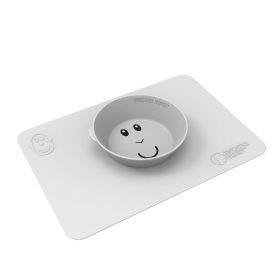   Makihami - Csúszásmentes szilikon alátét + tányér 2:1 - Szürke