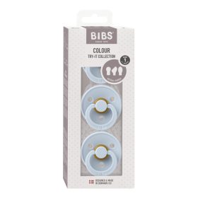   BIBS Colour Try-it  3 db-os cumi szett - Pasztell kék (0-6 hónap)