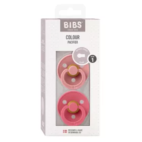   BIBS Colour 2 db-os cumi szett - Tearózsa és korall (0-6 hónap)