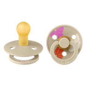   BIBS Studio Virágzás Colour cumi szett (2 db) - Vanília (0-6 hónap)