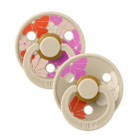   BIBS Studio Virágzás Colour cumi szett (2 db) - Vanília (0-6 hónap)