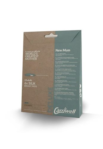 Carriwell Silk mosható melltartóbetét (6 db) - Fehér