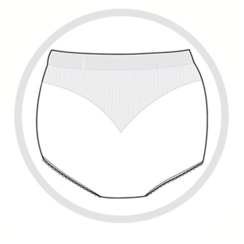 Carriwell Pocakra húzható kismama bugyi - Fekete (M méret)