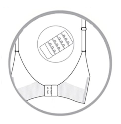 Carriwell Padded szoptatós melltartó (XL méret) - Fehér