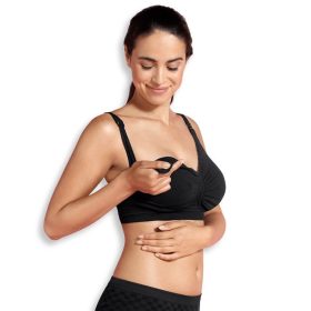   Carriwell Gélmerevítős szoptatós melltartó (XL méret) - Fekete