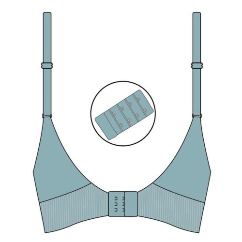 Carriwell Gélmerevítős szoptatós melltartó (XXL méret) - Fekete