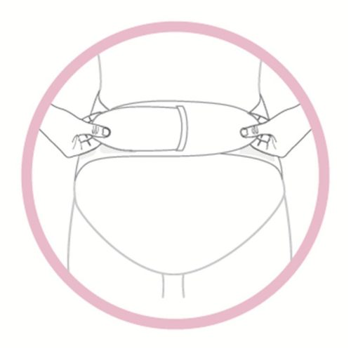 Carriwell Hastartó pánt (S-M) - Fekete