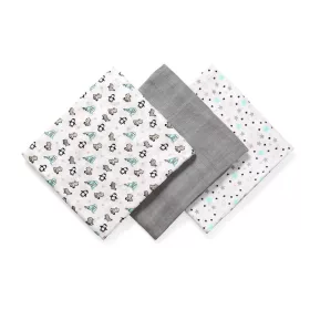 BabyOno textilpelenka színes 3db bambusz szürke 397/02
