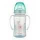 Canpol Babies Cseppmentes Szilikon tanulópohár világító fogantyúval 240ml (6h+) Exotic Animals - Zöld