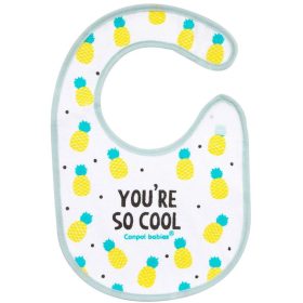 Canpol Babies So Cool tépőzáras pamut előke - Ananászok