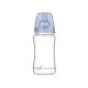 Lovi DiamondGlass Üvegből készült cumisüveg 250 ml (3h+) - Baby Shower Boy