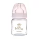 Canpol Babies EasyStart anti-kólikás cumisüveg Royal Baby 120ml (0h+) - Little Princess - Rózsaszín