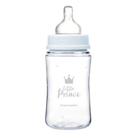   Canpol Babies EasyStart anti-kólikás cumisüveg Royal Baby 240ml (3h+) - Little Prince - Kék
