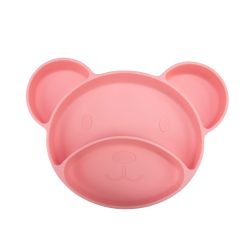   Canpol Maci szilikonos tányér tapadókoronggal - Rózsaszín