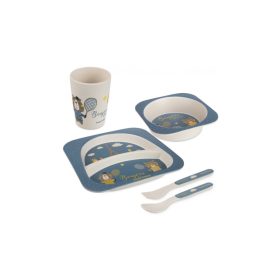   Canpol Babies Bonjour Paris 5 részes étkészlet (12h+) - Kék