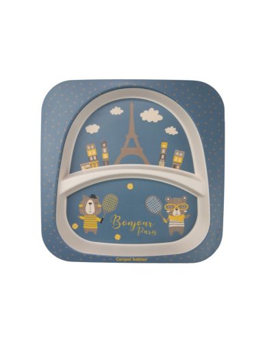 Canpol Babies Bonjour Paris 5 részes étkészlet (12h+) - Kék