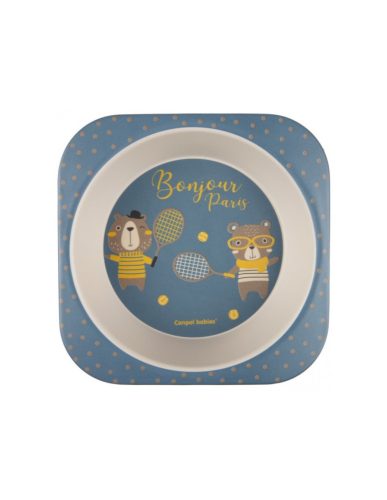 Canpol Babies Bonjour Paris 5 részes étkészlet (12h+) - Kék