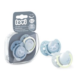   Lovi Dinamikus nyugtató cumi 2db (0-2 hónap) Baby Shower - Kék