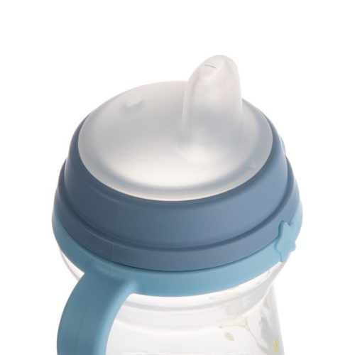 Canpol Babies Bonjour Paris Itatópohár szilikonos ivócsőrrel  150 ml (6h+) - Kék
