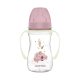 Canpol Babies EasyStart anti-kólikás cumisüveg világító fogantyúval 240ml (3h+) - Sleepy Koala - Rózsaszín